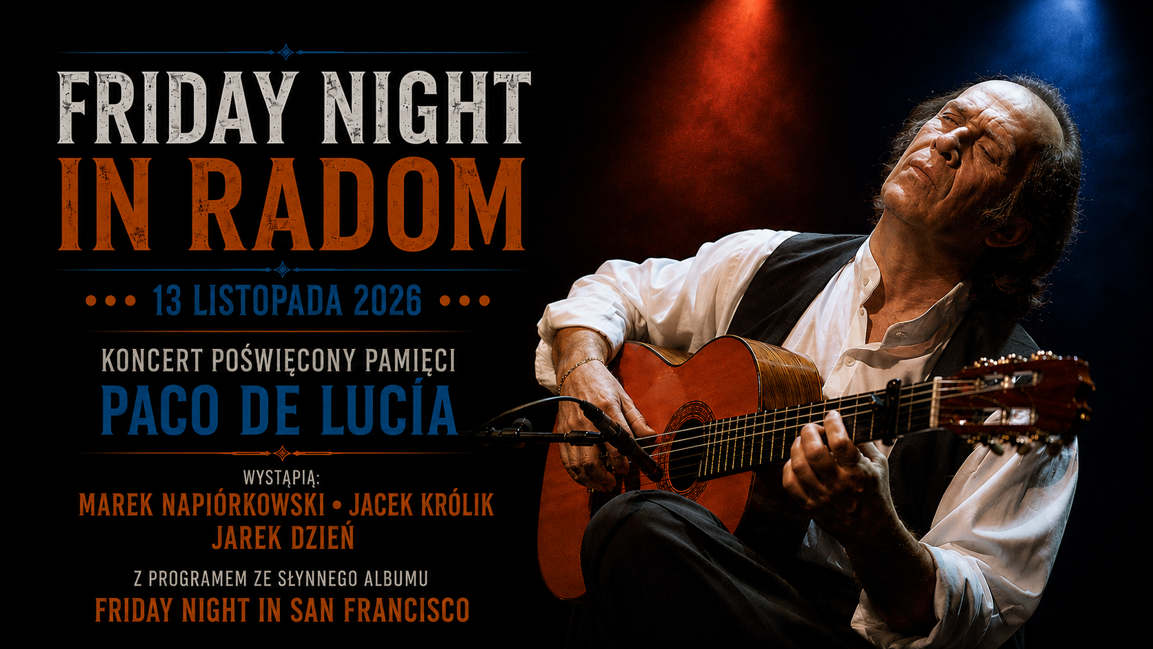 Koncert poświęcony pamięci Paco de Lucía